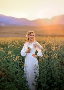 Sesja kobieca w rzepaku Jarosław